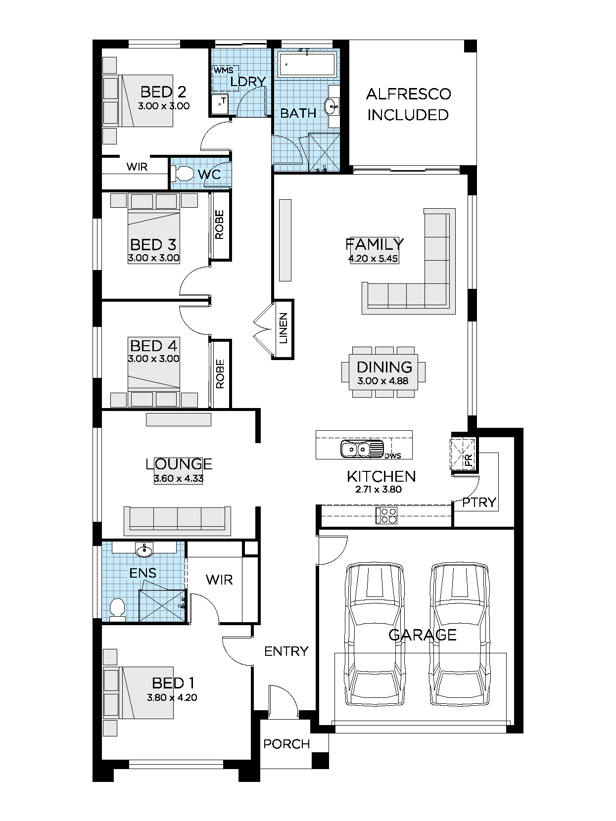 Helix Home Design 4 Bedroom House Design Thrive Homes