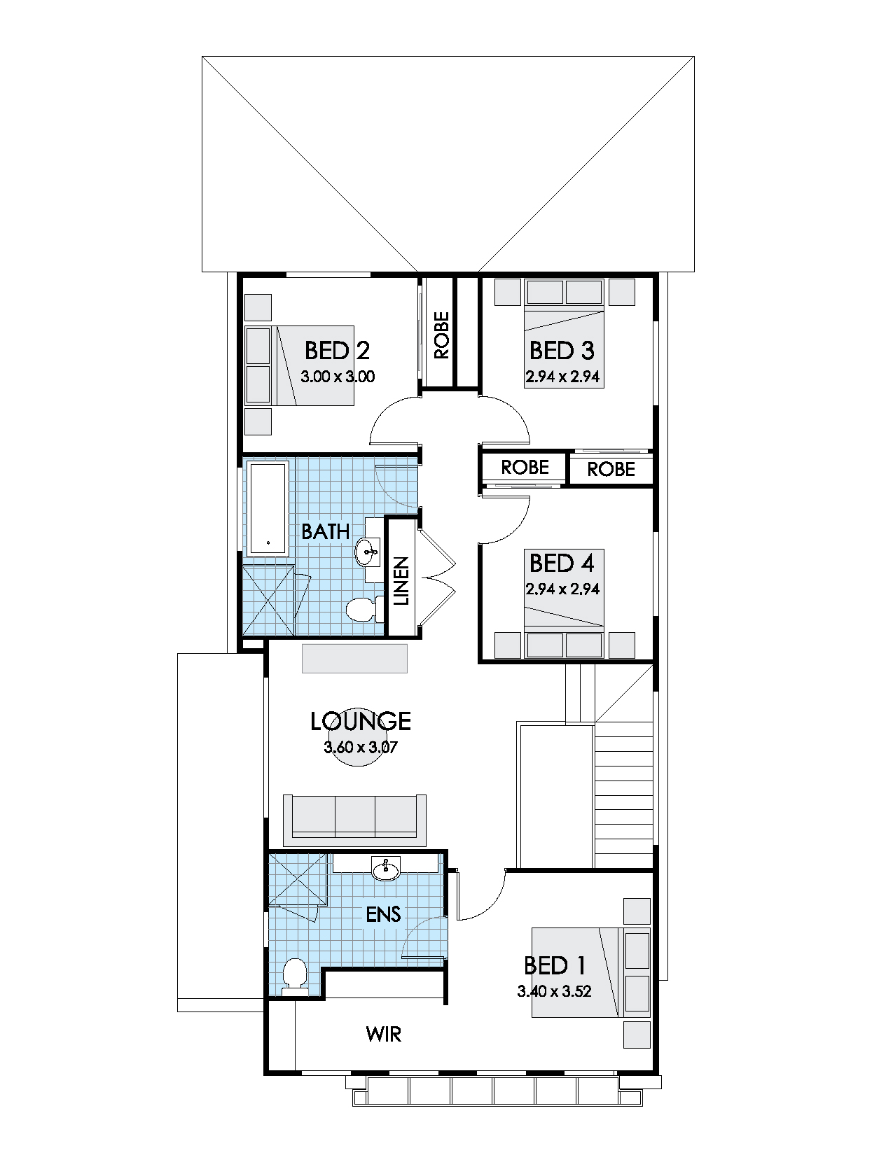 Onyx Home Design Two Storey House Plan Thrive Homes