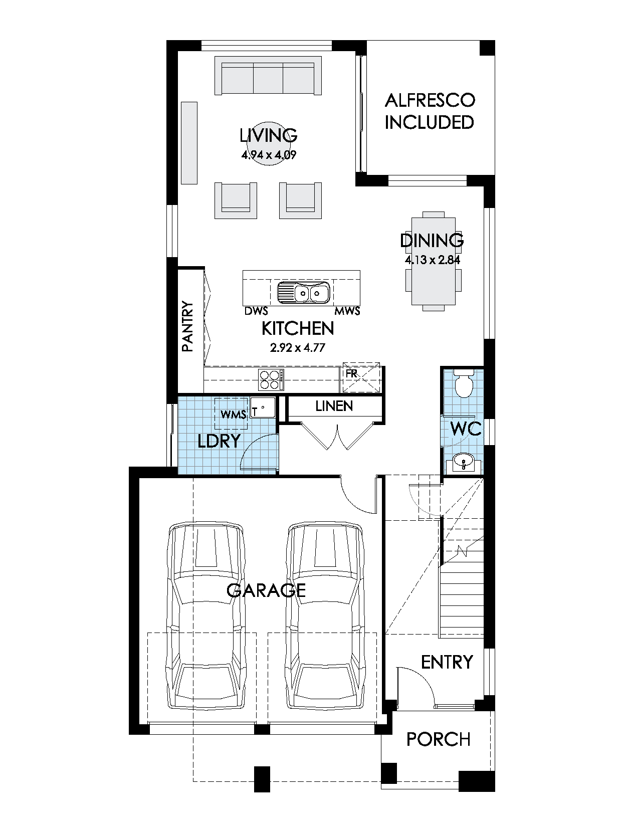 Onyx Home Design Two Storey House Plan Thrive Homes