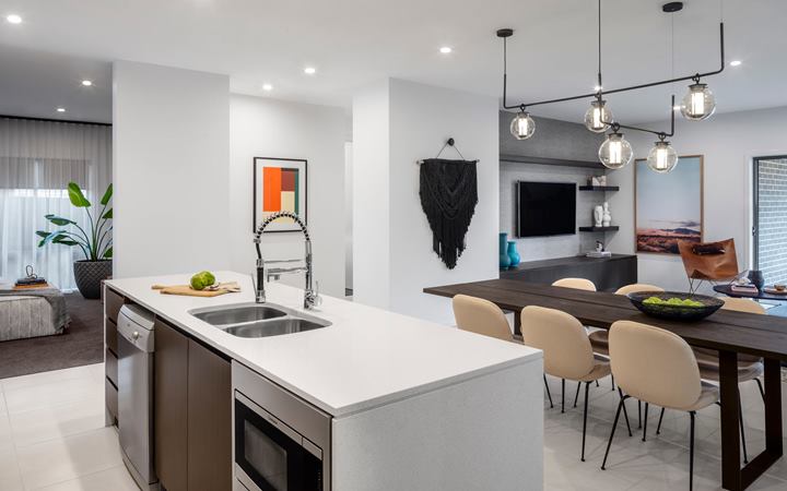 Thrive Homes Helix House Design Kitchen and Dining at Spring Farm